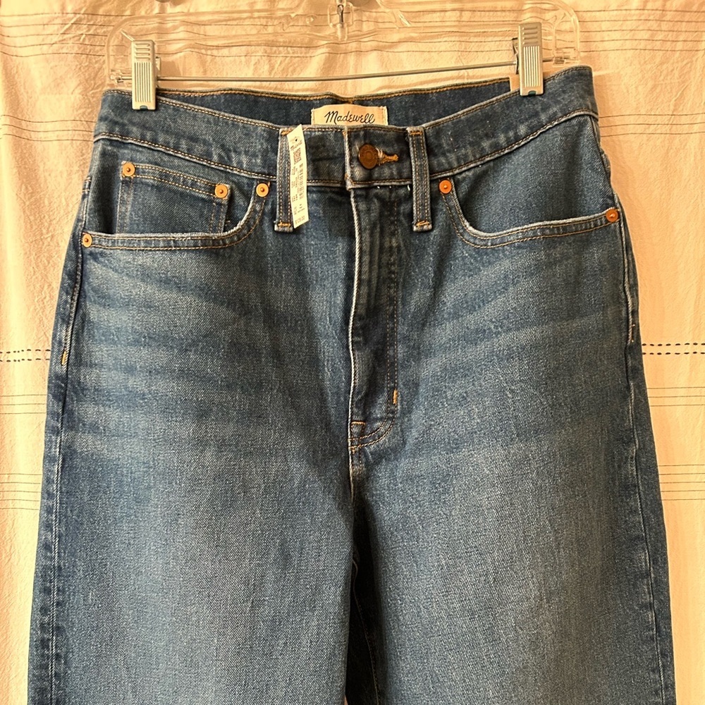 New Madewell Balloon Jeans Ellisboro Wash